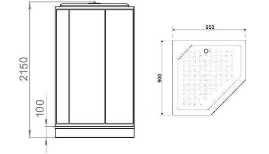 Душевая кабина Parly P91B