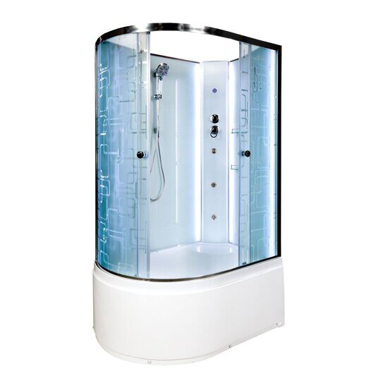 Душевая кабина Dto EM4512RN LED с гидромассажем