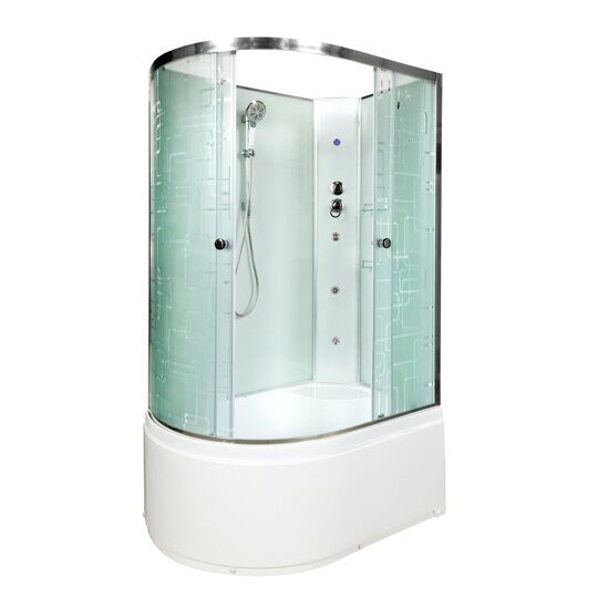 Душевая кабина Dto EM4512RN LED с гидромассажем