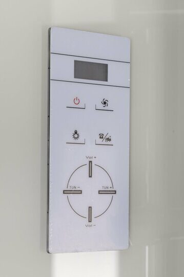 Душевая кабина Niagara NG-6001-01GD (900х900х2200) низкий поддон(16 см) стекло ПРОЗРАЧНОЕ, 4 места